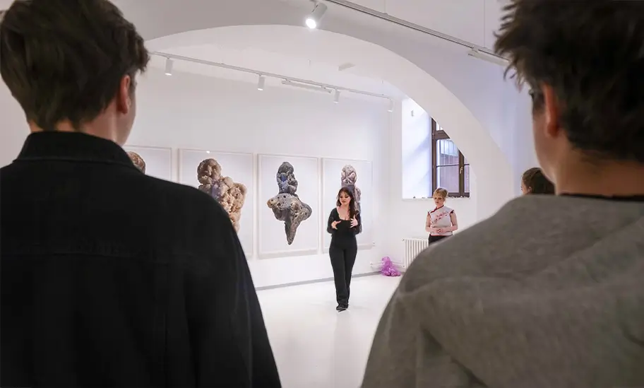 Undervisningsforløb i galleriet Pitevna